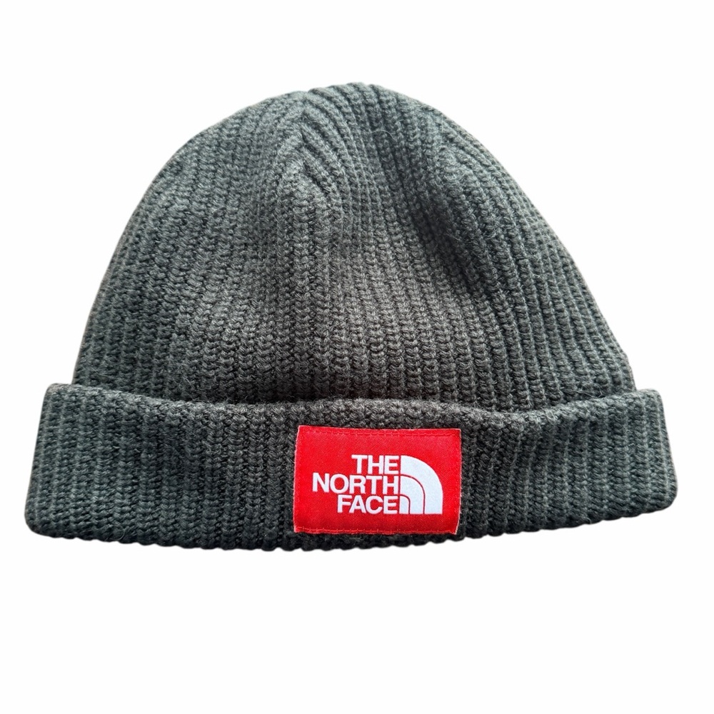 The North Face Classic Rib Knit Beanie Hat – Black One Size